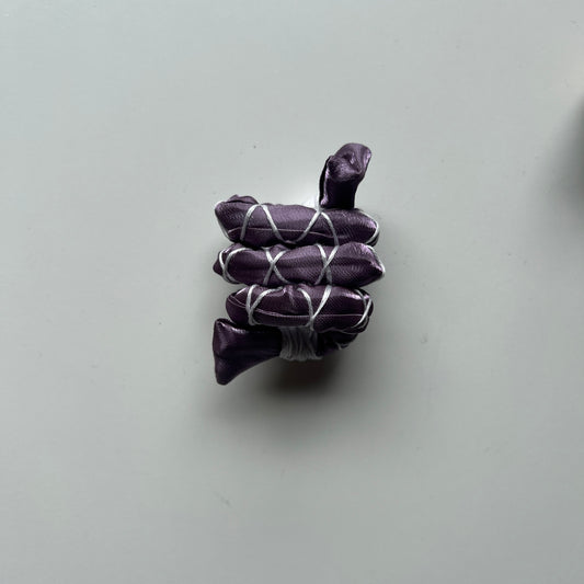 Lilac Dream Fully Wrapped Spiral Tie