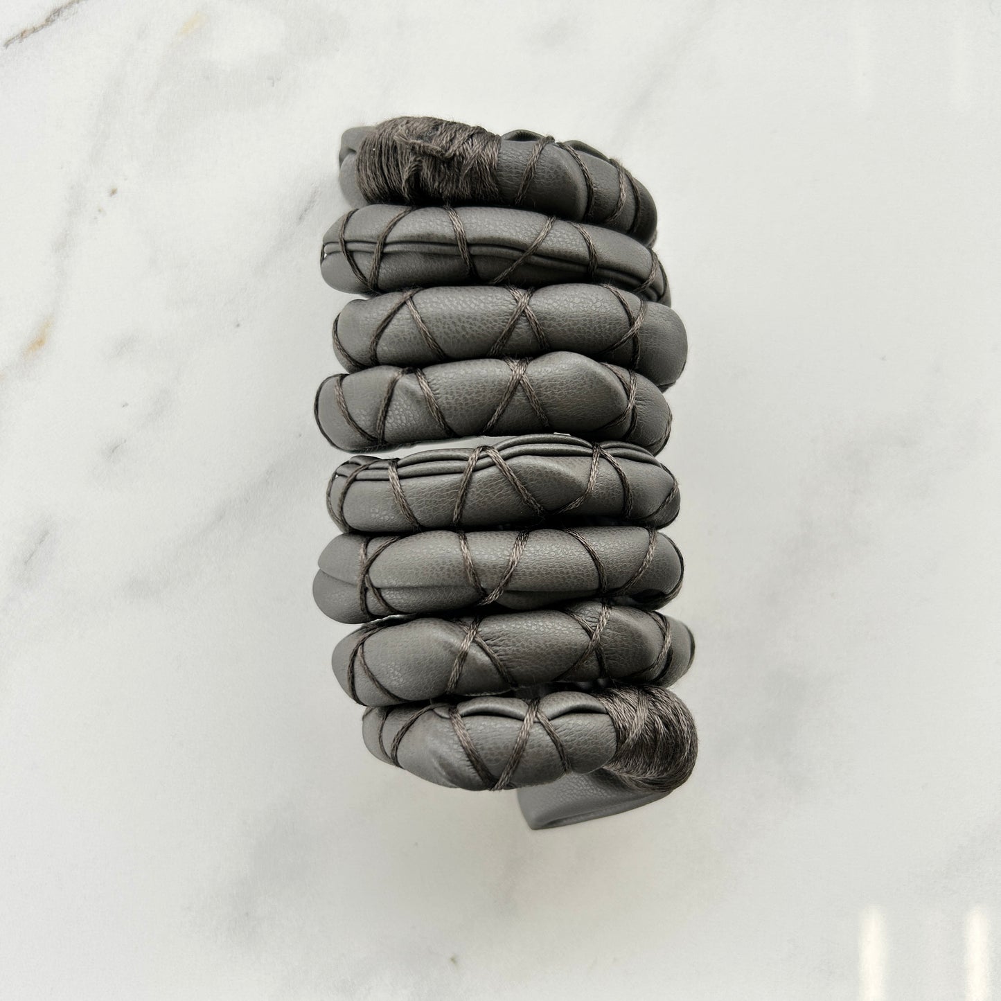 Ash Fully Wrapped Spiral Tie