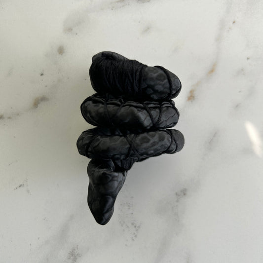 Midnight Fully Wrapped Spiral Tie