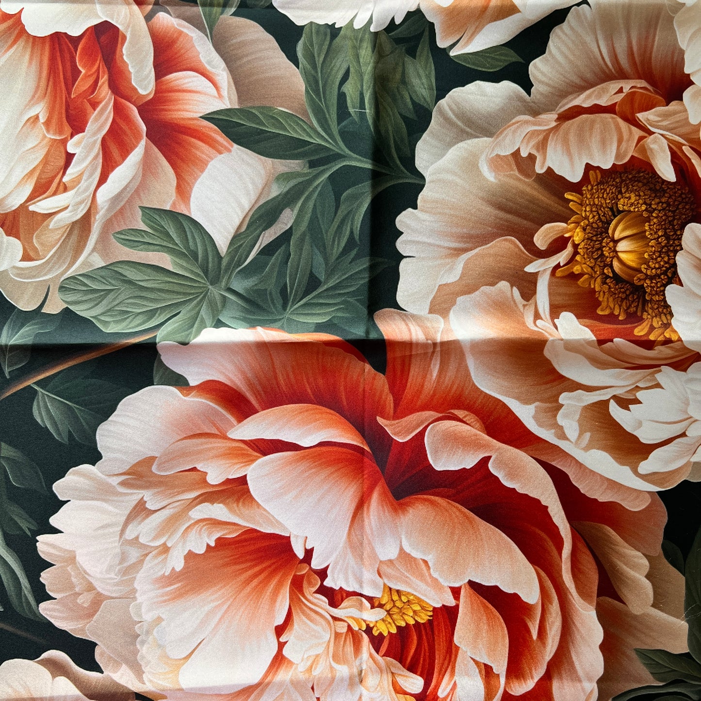 Peach Petals Fully Wrapped Spiral Ties