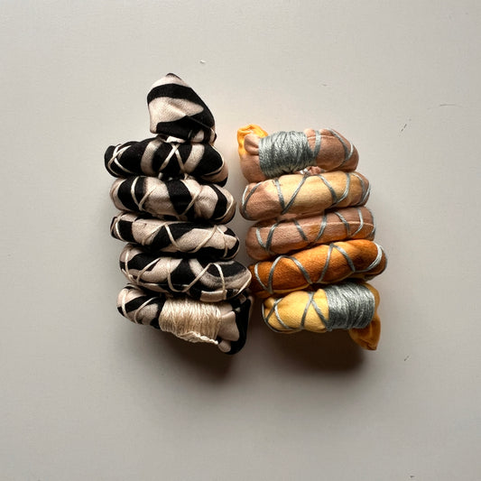22" Ready to Ship - Black Beige & Wild Sherbet